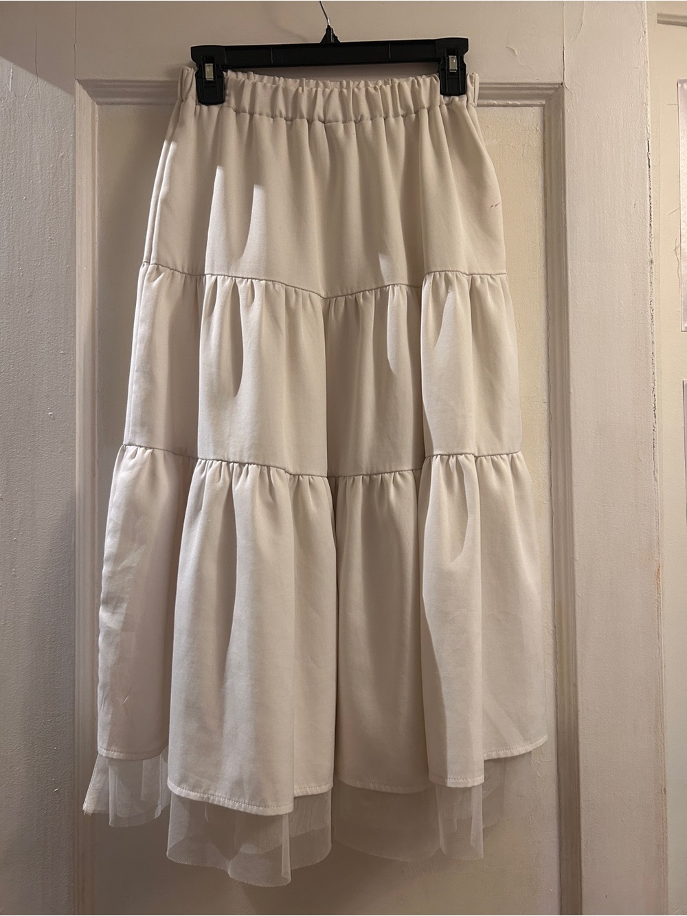 White skirt